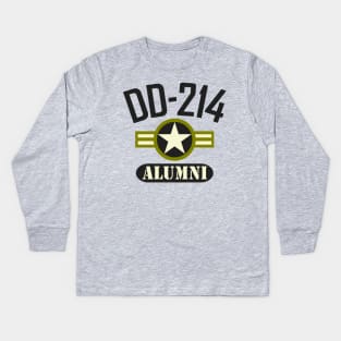 DD 214 Alumni Kids Long Sleeve T-Shirt